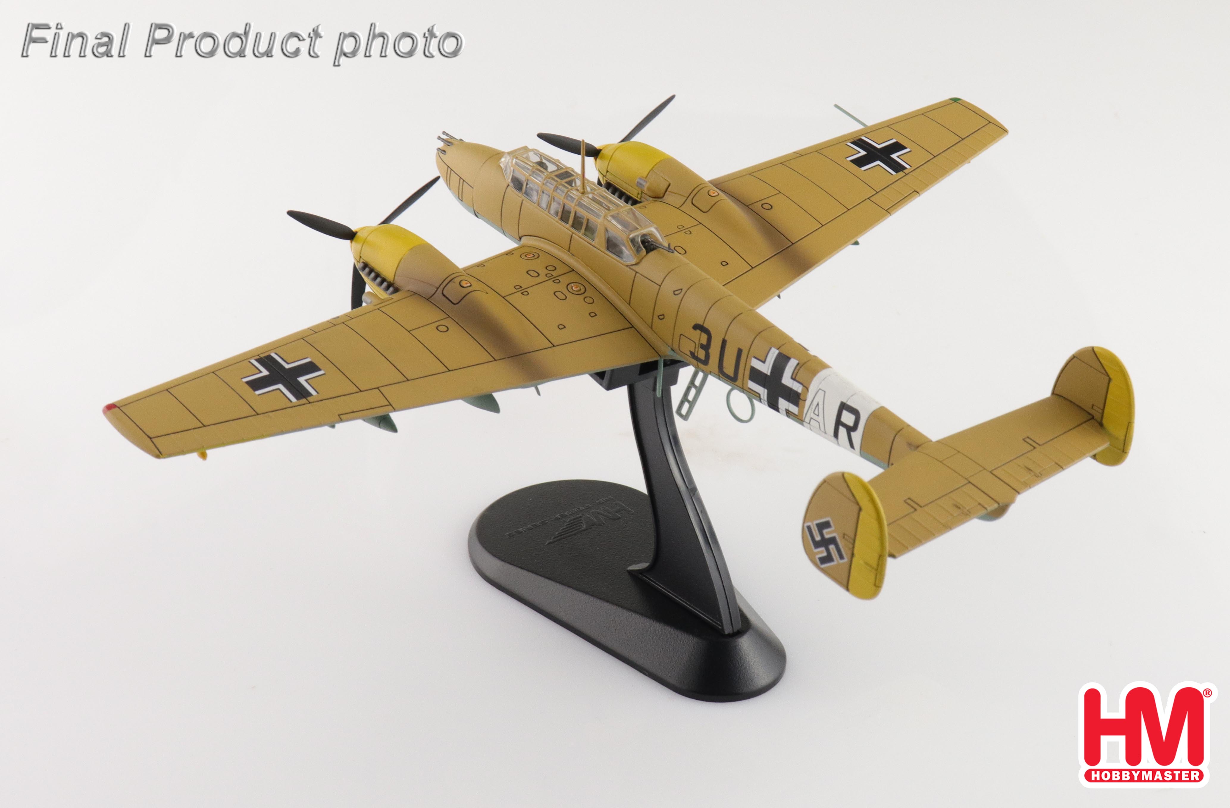 BF 110E-2 3U+AR, 7./ZG 26, Italy 1941 (special weathered